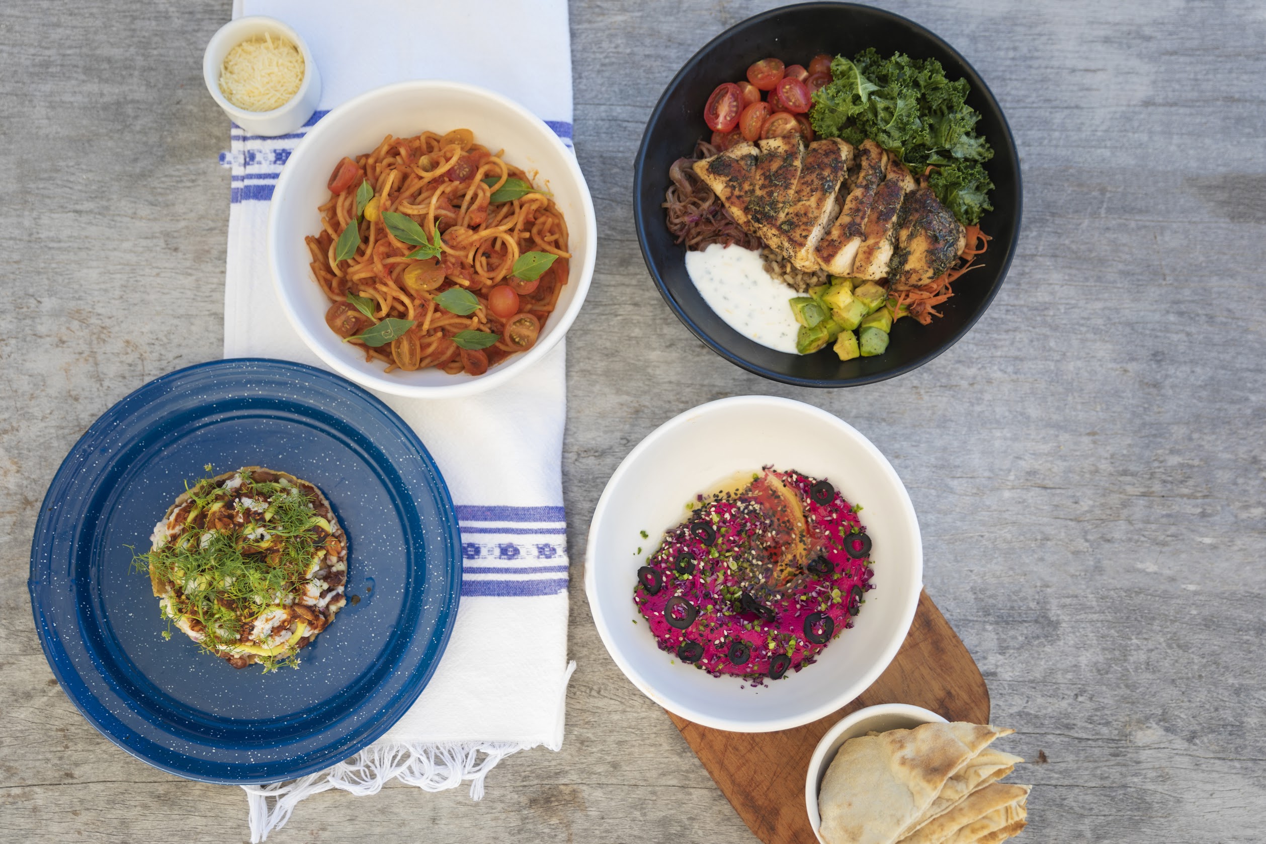 Selección de platillos